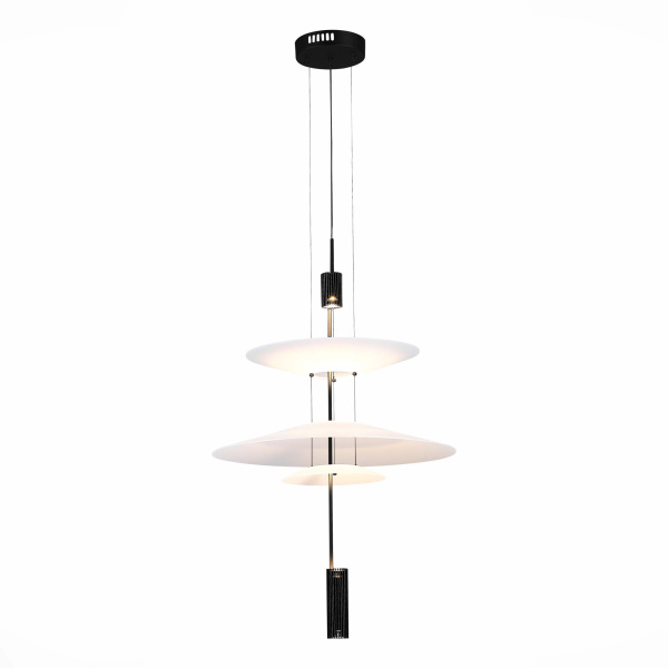 ST LUCE SL6101.413.01 Люстра подвесная Черный/Белый LED 1*15W 3000K