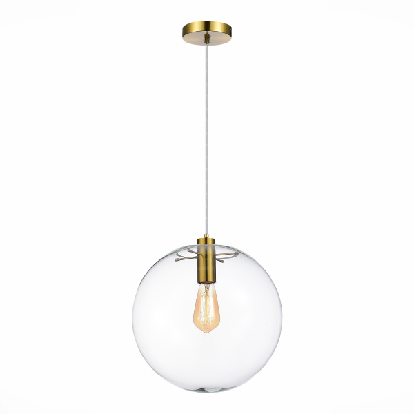 ST LUCE SL1056.233.01 Подвес Золотой/Прозрачный E27 1*60W