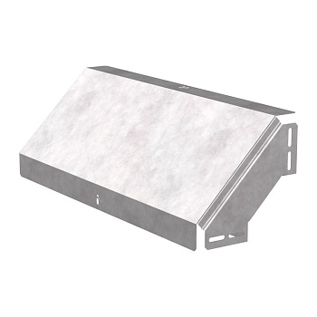 Промрукав Угол вертикальный внешний 90 градусов с крышкой Стандарт 600х100 PR16.0591