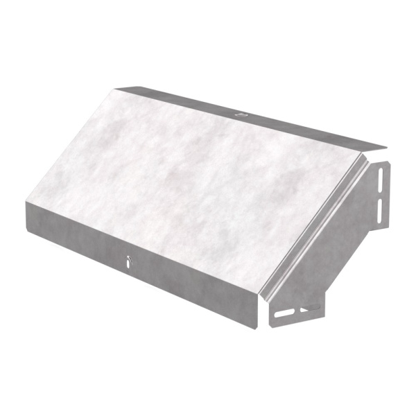 Промрукав Угол вертикальный внешний 90 градусов с крышкой Стандарт 600х100 PR16.0591