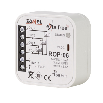 Zamel Радиоприемник встраиваемый 3-канальный ROP-06