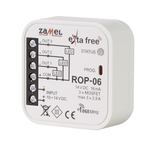 Zamel Радиоприемник встраиваемый 3-канальный ROP-06