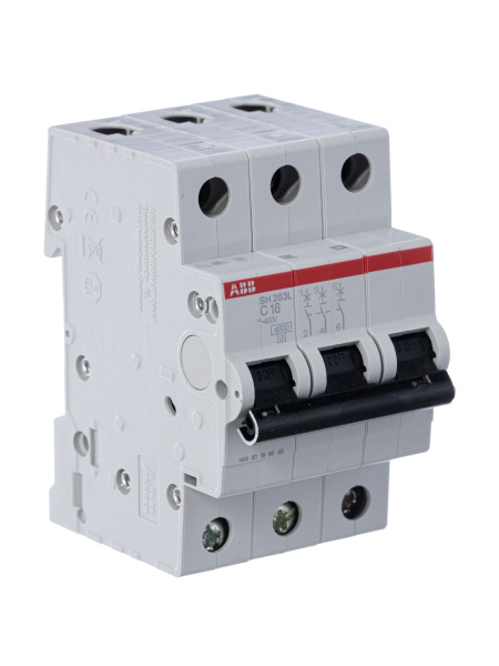 Купить ABB Выключатель автоматический 3-пол. SH203L C16 2CDS243001R0164