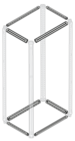 ABB Профиль гальв.каркаса шкафа W=800мм(4шт) 1STQ007042A0000