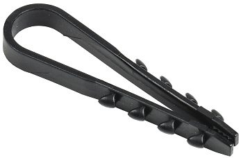 IEK Дюбель хомут 5-10мм нейлон черный (100шт)