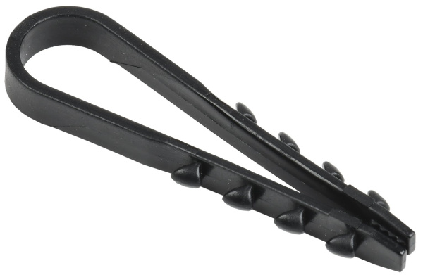 IEK Дюбель хомут 5-10мм нейлон черный (100шт)