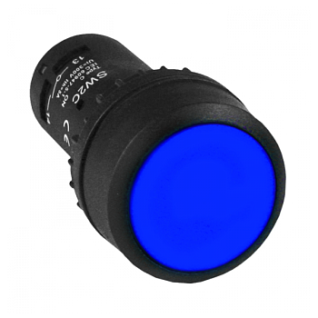 EKF PROxima Кнопка SW2C-11 возвратная синяя NO+NC