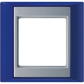JUNG А Plus Синий/Алюминий Рамка 1-ая AP581BLAL