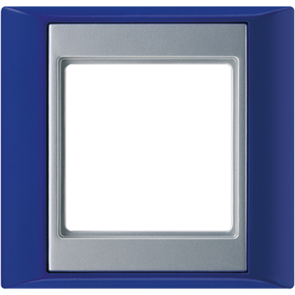 JUNG А Plus Синий/Алюминий Рамка 1-ая AP581BLAL