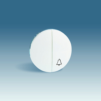 Simon 88 Коричневый Комплект накладок (2 шт) с пиктограммой "звонок", для 2-х клав. Механизм 88027-32