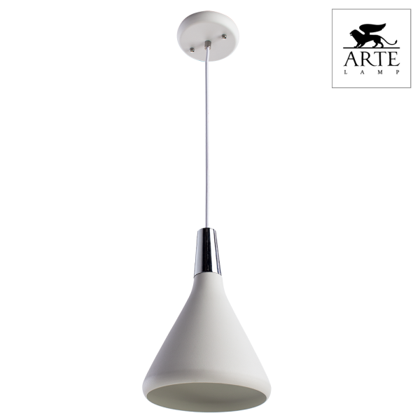 Купить Arte Lamp Ciclone Белый Светильник подвесной 1x60W 1xE27 A9154SP-1WH