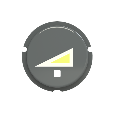 ABB Zenit SBD-N2GR Кнопка светорегулятор free@home, серый 2CLA202640N1402