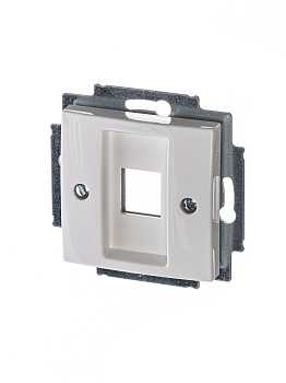 ABB BJB Basic 55 Бел Плата центральная  1-я для коммуникац розеток 0210, 0211 и 0219 2CKA001753A0213