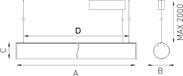 Купить СТ T120 LED 2250 3000K (39W)