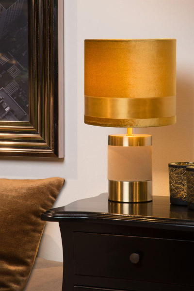 Купить Lucide EXTRAVAGANZA FRIZZLE Желтый Настольная лампа 10500/81/34