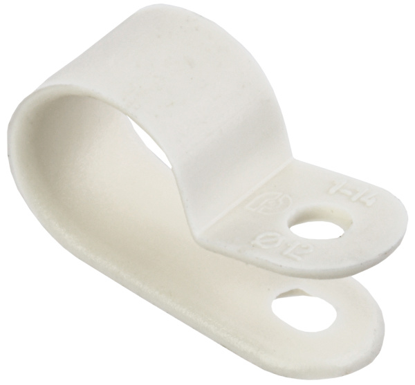 IEK Скоба крепежная 12мм нейлоновая белая (50шт)