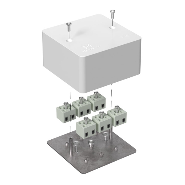 Промрукав Коробка огнестойкая для кабель-канала 40-0460-FR2.5-12 Е15-Е120 85х85х45