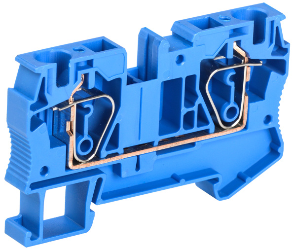 IEK Клемма пружинная КПИ 2в-6 57А синий