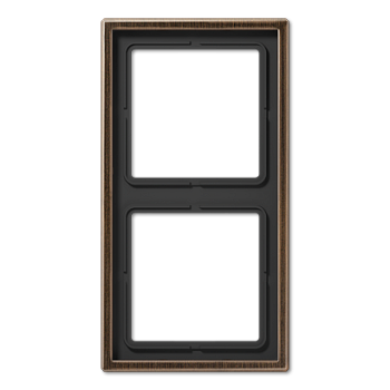 JUNG LS 990 Латунь Antik Рамка 2-ая ME2982AT