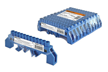 TDM Шина "N" нулевая в изоляторе на DIN-рейку 8x12мм 12 групп инд. стикер SQ0801-0179