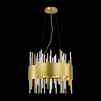 ST LUCE SL1633.203.08 Люстра подвесная Матовое золото/Матовое золото,Прозрачный E14 8*40W