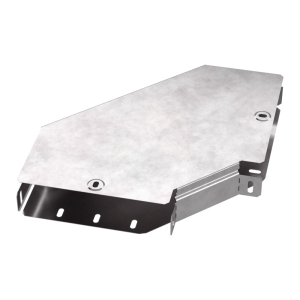 Промрукав Угол горизонтальный 90 градусов с крышкой Стандарт 200х50 PR16.0417