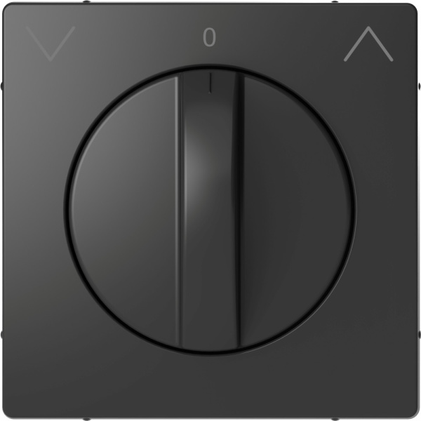 SE Merten D-Life Антрацит Накладка центральная для поворотного мех-ма рольставней MTN3875-6034