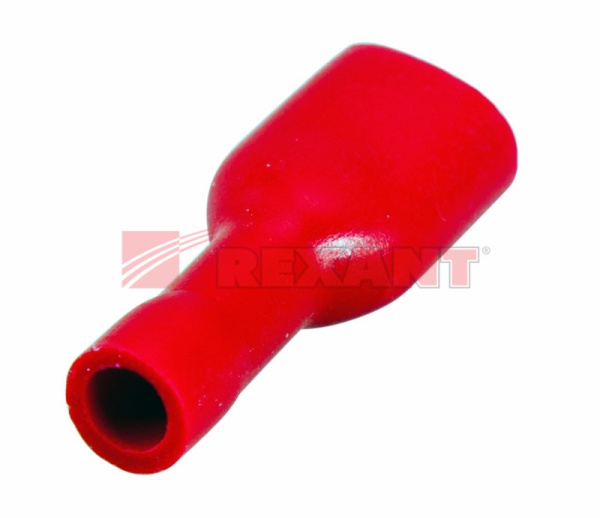 Купить Клемма плоская полностью изолированная гнездо - 7.4мм 0.5-1.5мм² (РППи-м 1.5-(6.3)) Rexant 08-0612