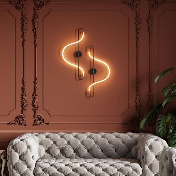 Купить Odeon Light 4303/19WL HIGHTECH ODL22 127 черный/античная бронза Настенный светильник IP20 LED 19W 1140Лм 4000K KEYS