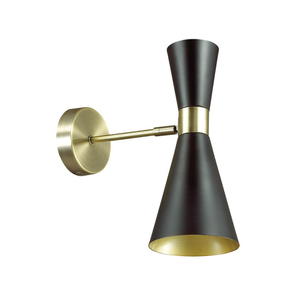 Купить Lumion 3662/1W LN18 106 античная бронза/матовый чёрный Бра E14 60W 220V QUINN