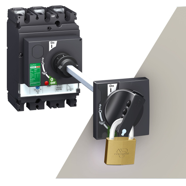 Купить SE Compact NSX Черная Ручка выносная поворотная для NSX100/250 LV429338