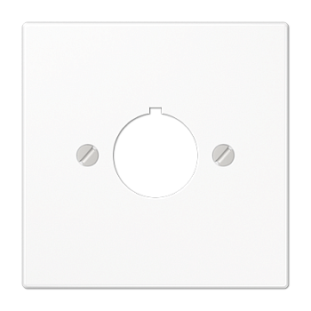 JUNG Крышка для установки специальных изделий Ø22,5 мм с несущим каркасом белая LS964WW