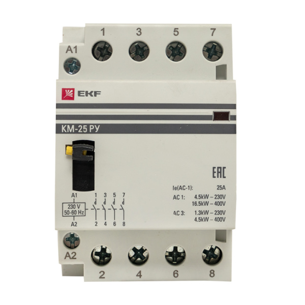 Купить EKF PROxima Контактор модульный КМ РУ 40А 4NO (3 мод.)