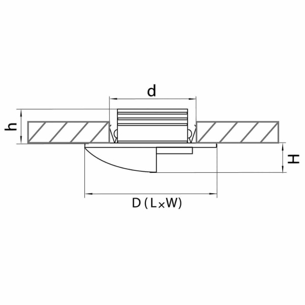 Купить Lightstar Светильник точечный встраиваемый декоративный со встроенными светодиодами Lumina Lightstar 212136