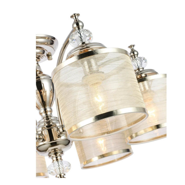 Купить ST Luce SL1750.102.06 Люстра потолочная Никель/Золото E14 6*40W