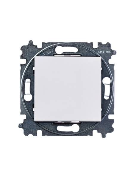 Купить ABB EPJ Levit белый / дымчатый чёрный Выключатель 1-клавишный 2CHH590145A6062