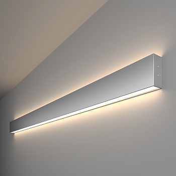 Elektrostandard 101-100-40-128 / Линейный светодиодный накладной двусторонний светильник 128см 50W 4200K матовое серебро a041472