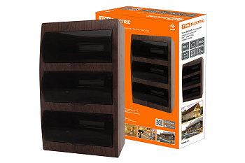 TDM Бокс ЩРН-П-36 модулей навесной пластик IP41 "Эко" (бук) SQ0901-0026