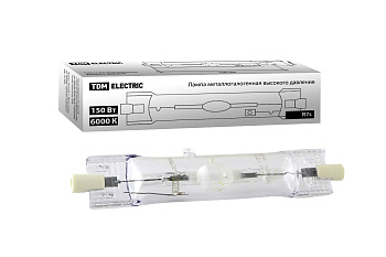 TDM Лампа металлогалогенная ДРИ 150 6000 К Rх7s SQ0325-0014