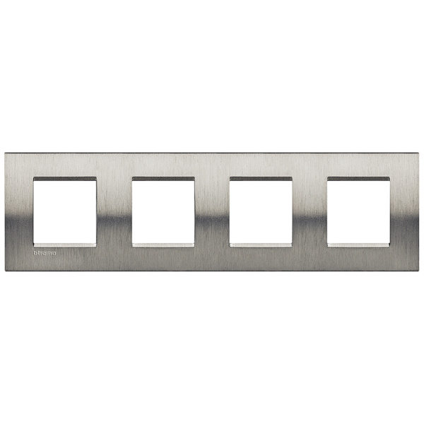Купить BT LL Фактурная сталь Рамка прямоугольная, 2+2+2+2 мод LNA4802M4ACS