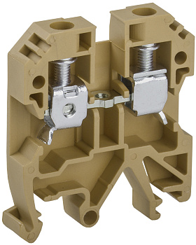 IEK Клемма винтовая КВИ-6мм2 желтая