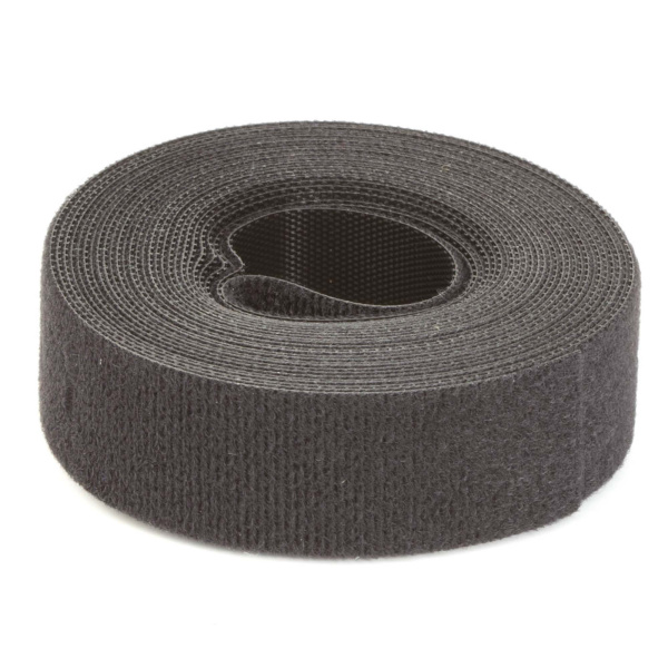 DKC Лента-липучка в рулоне 25мм.x 5м.-ЧЕРНЫЙ