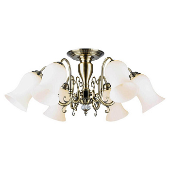 Lussole LGO Металл Бронзовый /  Стекло Люстра E14 40W LSP-8026