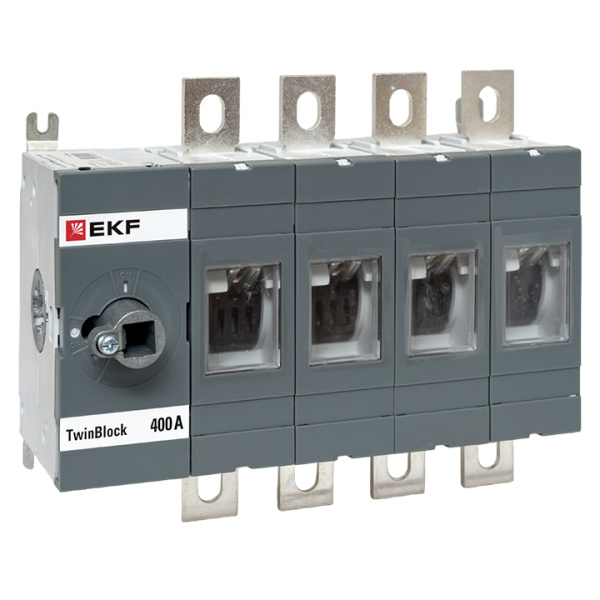 EKF Рубильник 400A 4P без рукоятки управления TwinBlock