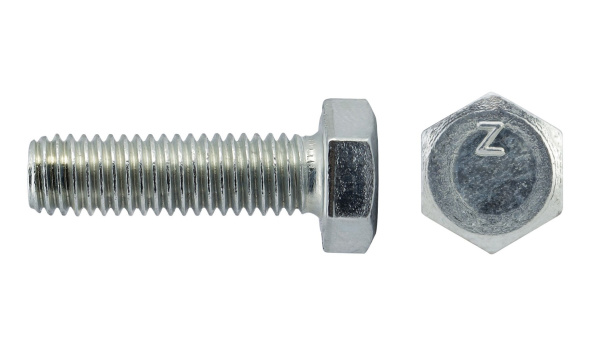 Tech-Krep Болт DIN933 с шестигранной головкой оцинк. М6х25 (18 шт) - пакет 102958