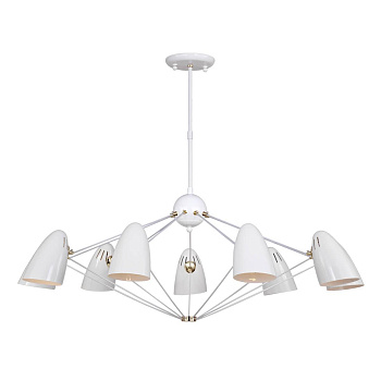 Favourite Humpen Золото/Белая Люстра 9*E14*40W 1758-9P Favourite Humpen Золото/Белая Люстра 9*E14*40W 1758-9P