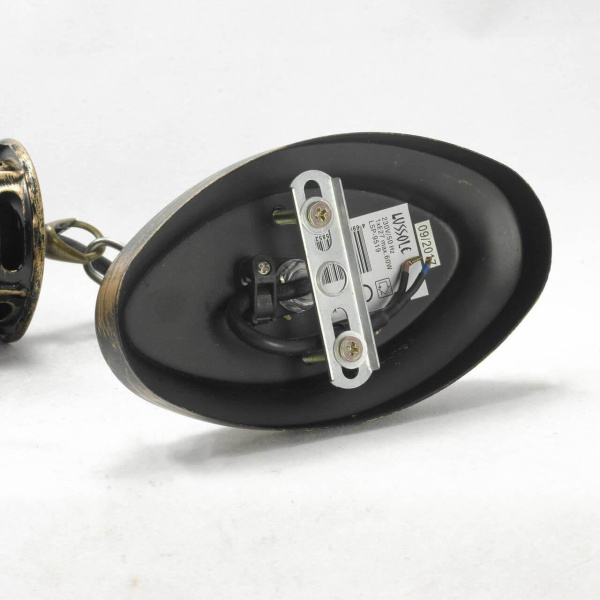 Купить Lussole LOFT Металл Бронзовый /  Стекло Светильник настенный E27 60W LSP-9519