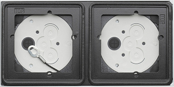 Gira Корпус накладного монтажа 2-местн. System 106 5502902