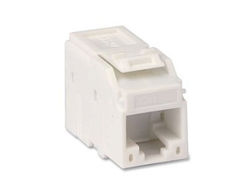 DKC Модуль  Keystone RJ45 CAT5E неэкранированный, белый (форм-фактор МС) RNK5EUWH