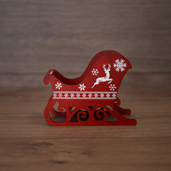 NEON-NIGHT Деревянная фигурка «Сани» 11,5х7,5х9,5 см 504-003